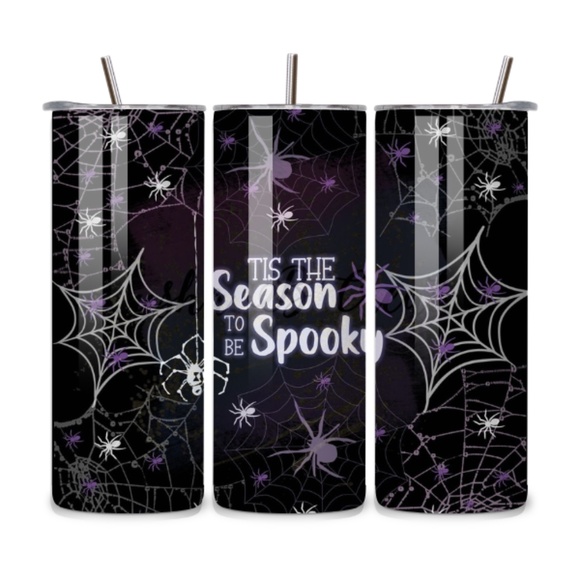 Tis The Season Halloween 20oz Stainless Steel Tumbler - Picture 1 of 1